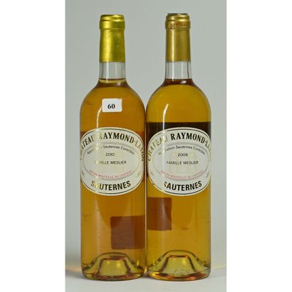 2 Btles Château RAYMOND LAFON, Sauternes,...