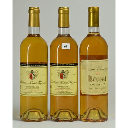 LOT comprenant 1 Btle Château CANTEGRIL de...