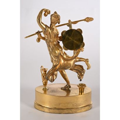 Gilded bronze RESTAURATION HANGER depicting...