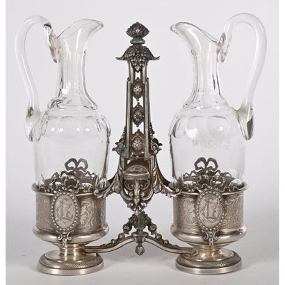 Solid silver HOLDER with Minerve hallmark....