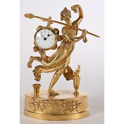 Gilded bronze RESTAURATION HANGER depicting...