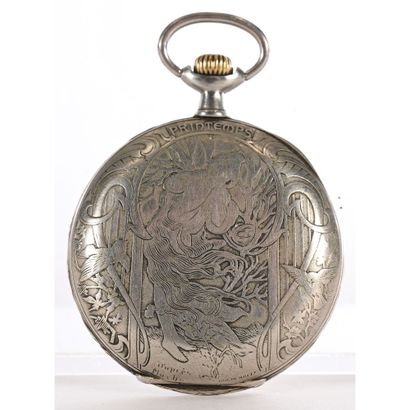 MUCHA Alphonse (D’après). MONTRE DE POCHE...