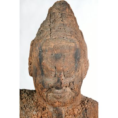 RARE ET IMPORTANTE REPRESENTATION d’une divinité...