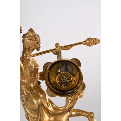 Gilded bronze RESTAURATION HANGER depicting...