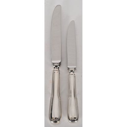 24 KNIVES divided into 12 table knives and...
