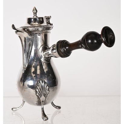 Solid silver tripod self-serving VERSEUSE...