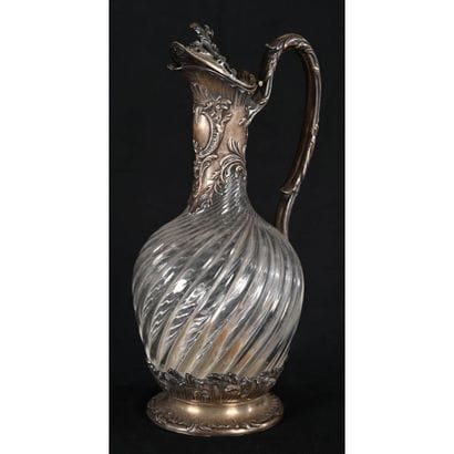 AIGUIERE A VIN in solid silver hallmarked...