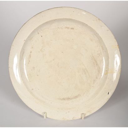 Fine earthenware ASSIETTE bearing the inscription...