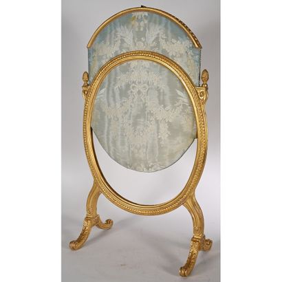 LOUIS XVI HEAVEN SCREEN in gilded and carved...
