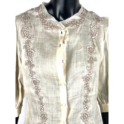 Ermanno SCERVINO. Blouse tunique en ramie...