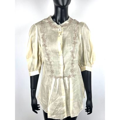 Ermanno SCERVINO. Blouse tunique en ramie...