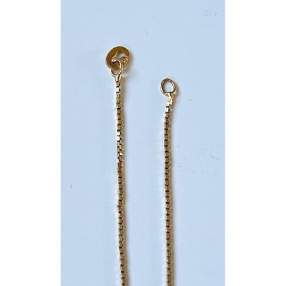 COLLIER pendentif fleur en or jaune 750°/°°...
