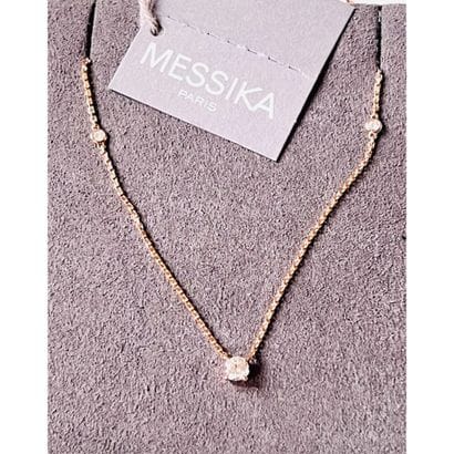 MESSIKA. Collier «Emotion» en or rose 750°/°°...