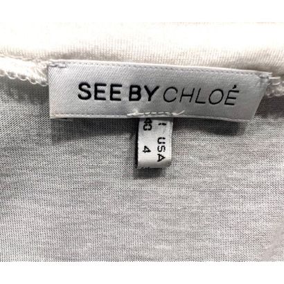 SEE BY CHLOE. Robe manches ¾ en modal et...