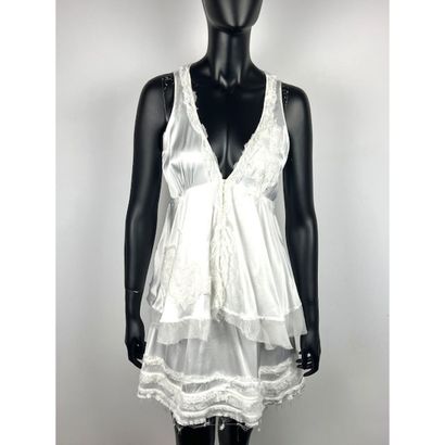 Ermanno SCERVINO. Robe sans manche en rayonne...