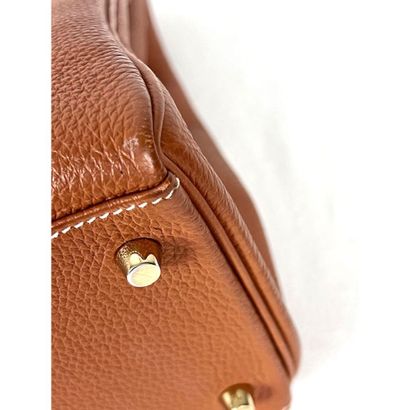 HERMES 2014.Sac Kelly (35cm) en cuir grainé...