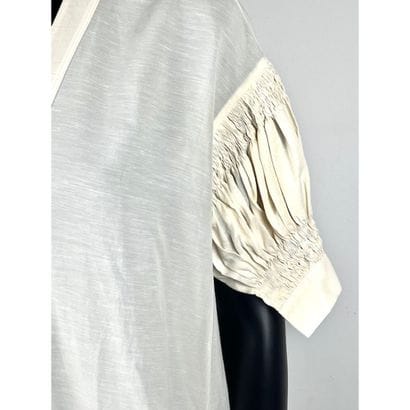 Jil SANDER. Robe longue en viscose et lin...