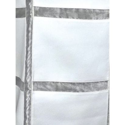 COURREGES. Robe bustier en polyester satiné...