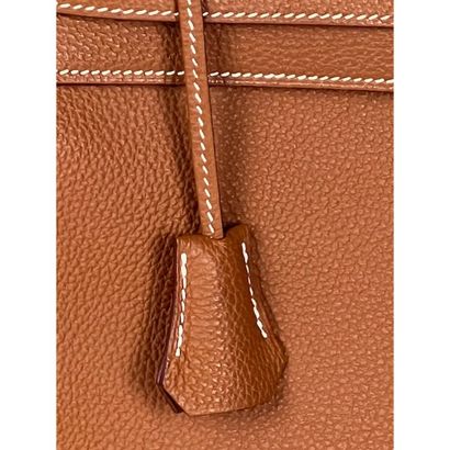 HERMES 2014.Sac Kelly (35cm) en cuir grainé...