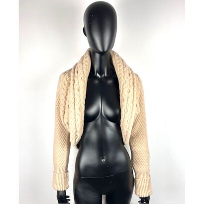 Diane VON VURSTENBERG. Gilet boléro en laine...