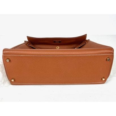 HERMES 2014.Sac Kelly (35cm) en cuir grainé...