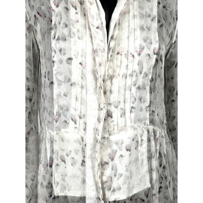 Ermanno SCERVINO. Tunique en voile de soie...
