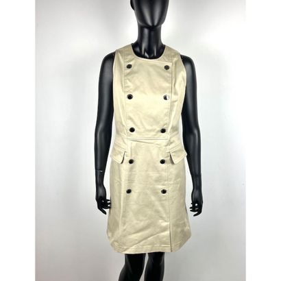 LONGCHAMP. Robe sans manche en gabardine...