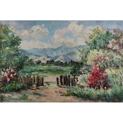 ECOLE MODERNE (XXème siècle). «En plein air...