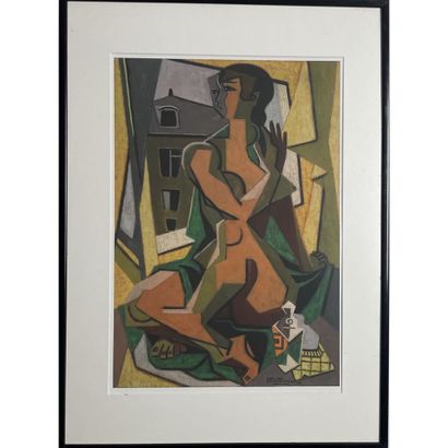 METZINGER Jean (1883-1956). «Femme a la fenetre...