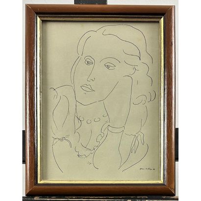 MATISSE Henri (d'aprés) (1869-1954). «Femme...