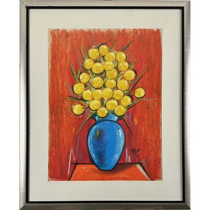 COOK Juan (1948-). «Bouquet jaune (2002)...