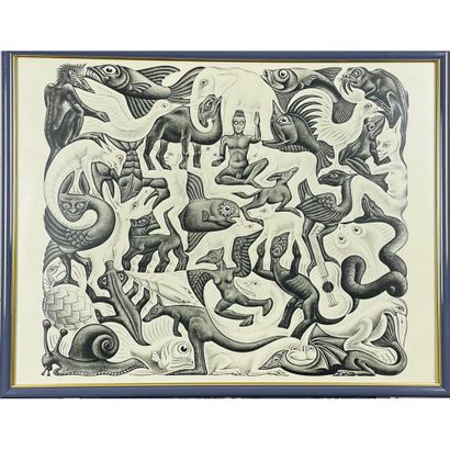 ESCHER Maurits Cornelis (1898-1972). «Mosaic...