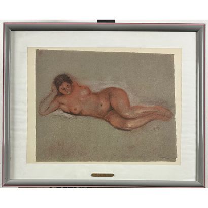 MAILLOL Aristide (1861-1944). «Femme nue...