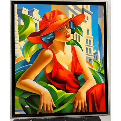 CARRA Jean (XX ème siècle). «La robe rouge...