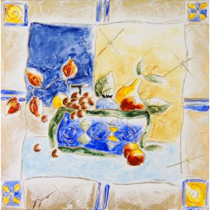 DI SARRO Cécile (1966 -). «Harmonie bleue...