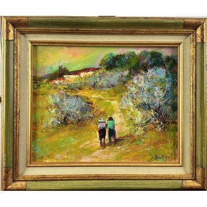 NYEL Robert (1930-). «Chemin en provence...