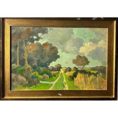 PERADON Pierre-Edmond (1893-1981). «Chemin...