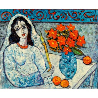 DRESNER Julius (1963-). «Jeune fille a la...