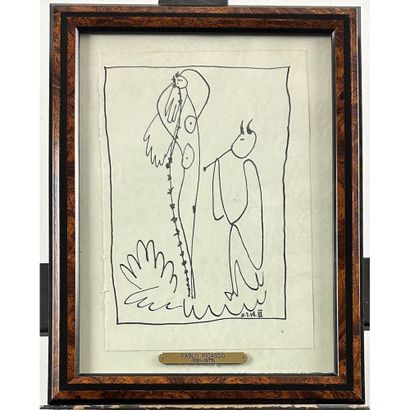 PICASSO Pablo (d'aprés) (1881-1973). «L’espace...
