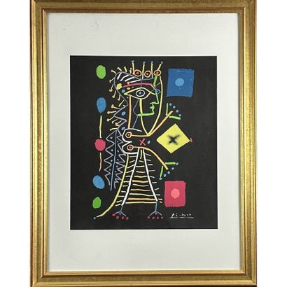 PICASSO Pablo(d'aprés) (1881-1973). «La reine...