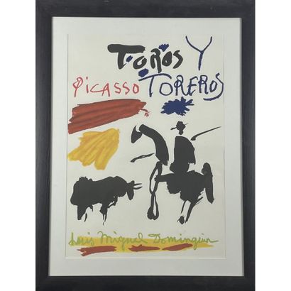PICASSO Pablo (d'aprés) (1881-1973). «Toreros...