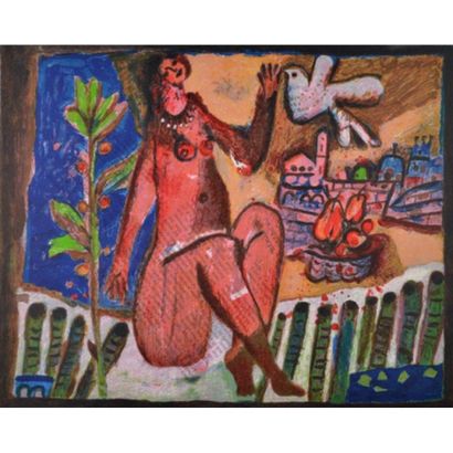 TOBIASSE Théo (1927-2012). «Cantique des...