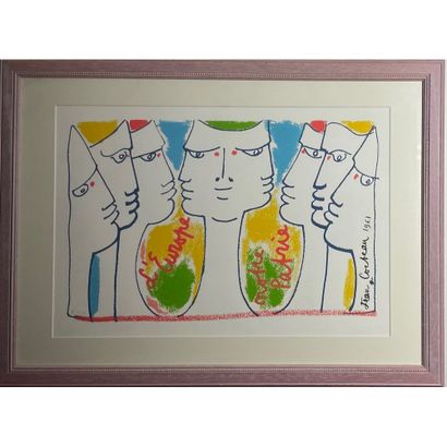 COCTEAU Jean (D’après) (1889-1963). «L’europe...