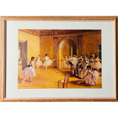 DEGAS Edgar (d'aprés) (1834-1917). «Le foyer...