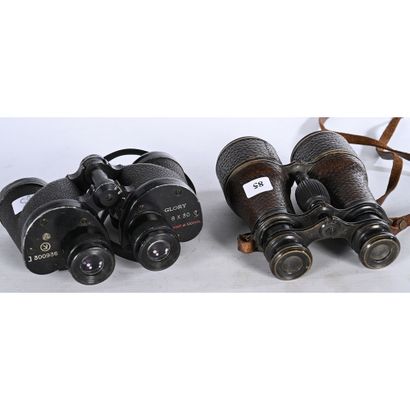 PAIRE DE JUMELLES GLORY 8x30 et paire de...