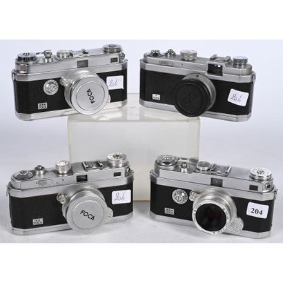 FOCA. LOT de 4 appareils photos modèle télémétrique...