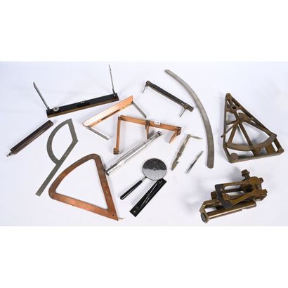LOT d’instruments de mesures divers dont...