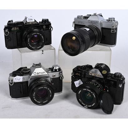 4 APPAREILS PHOTOS CANON modèle différents...