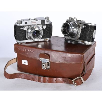 2 APPAREILS PHOTO Robot Royal et Robot Reporter...