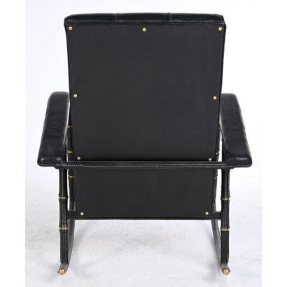 ADNET Jacques. FAUTEUIL ROCKING’CHAIR en...